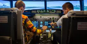 Simulátor Boeing 737 MAX foto