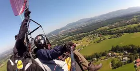 Tandemový paragliding - vyhlídkový let foto
