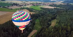 Vyhlídkový let balónem Jihočeský kraj foto