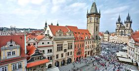 Staroměstská radnice s orlojem foto