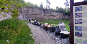 Geologická expozice Čížkova skála foto