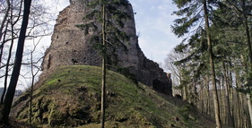 Zřícenina hradu Frymburk foto